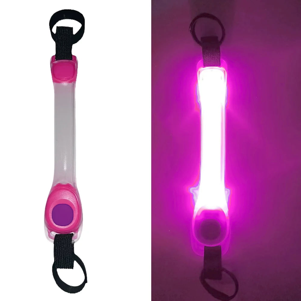 Dog anti Lost Safety Glowing Collar Multi-Color Pendant Outdoor Waterproof Warning Led Flashing Light Strip for Dog Accessories